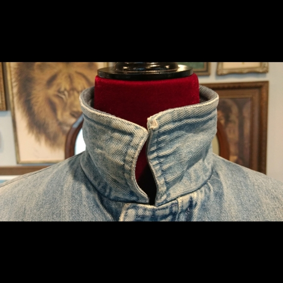 RARE 1980s Gearing Up Denim Jacket - Picture 5 of 16